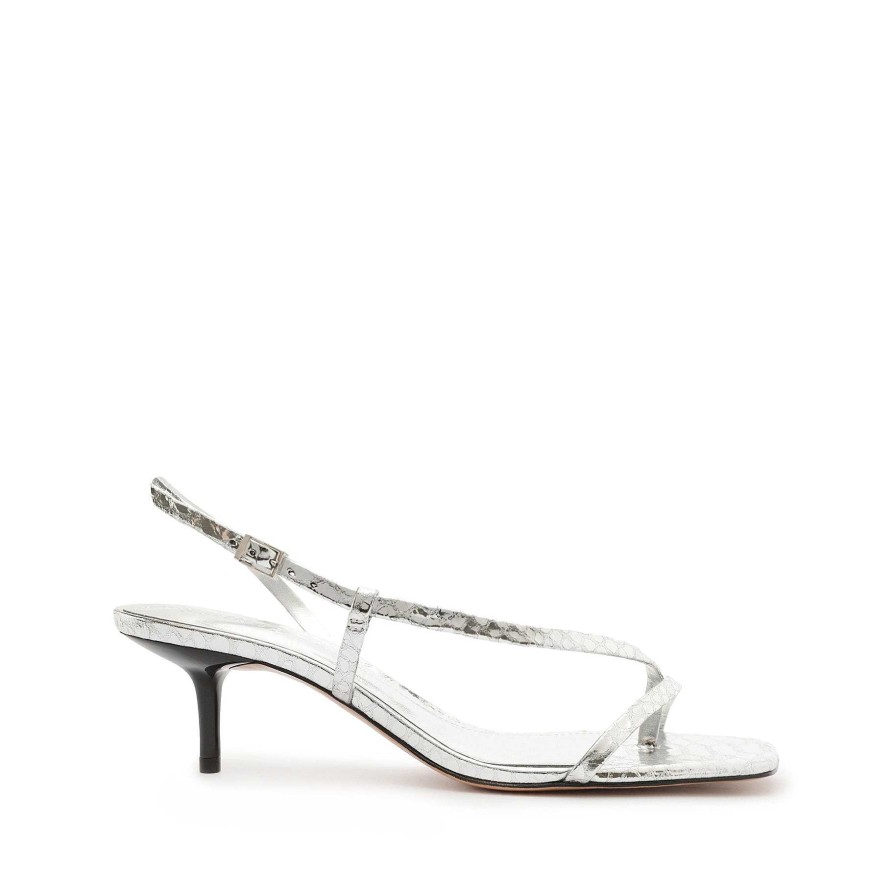 Heloise Metallic-Ledersandale | Schutz Shoes New