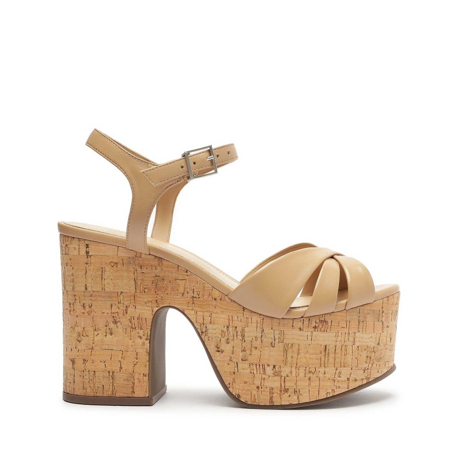 Keefa Cutout-Sandale Aus Nappaleder | Schutz Shoes Online