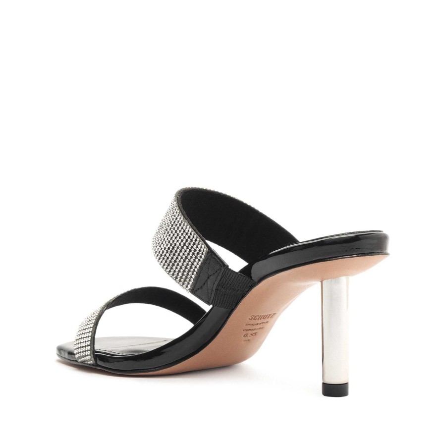 Liam Mid Metallic-Sandale Aus Nappaleder | Schutz Shoes Online