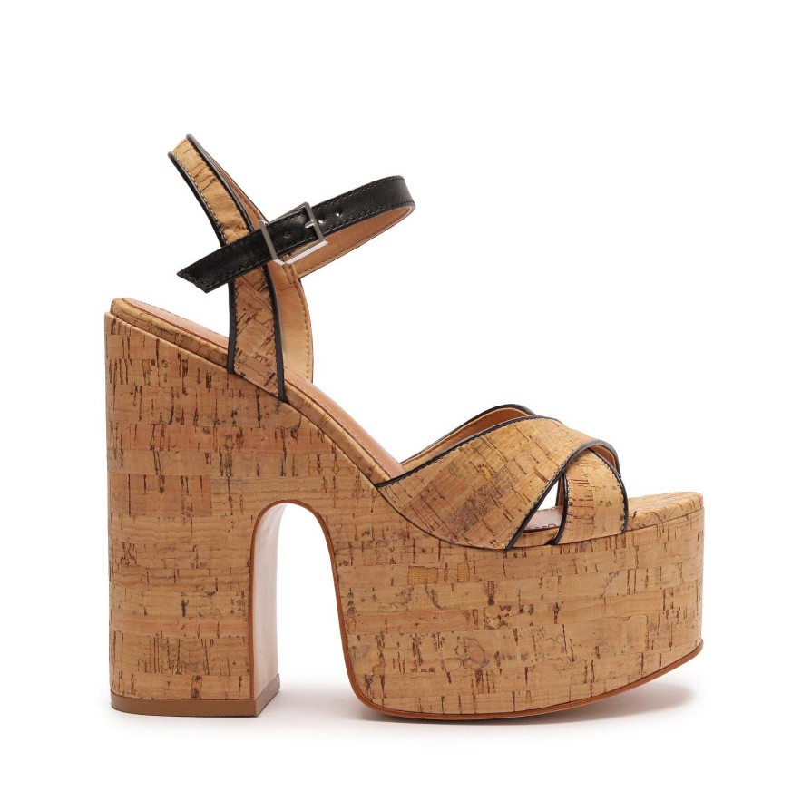 Keefa Weekend Ledersandale Mit Ausschnitt | Schutz Shoes Wholesale