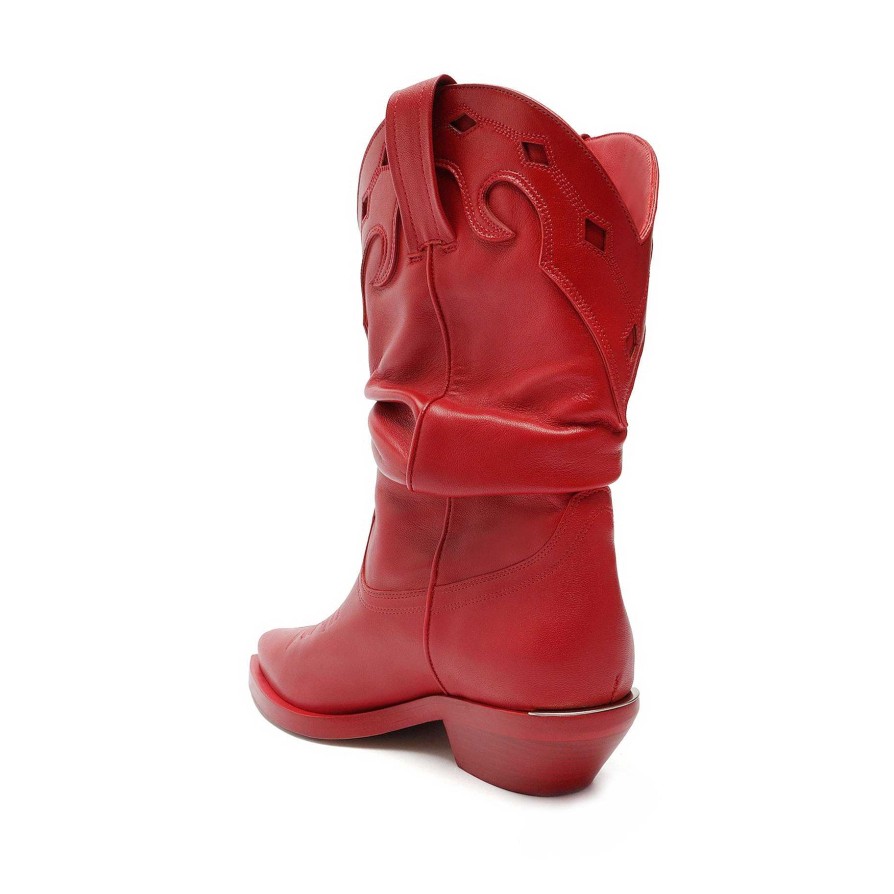 Zachy Lassiger Lederstiefel | Schutz Shoes Clearance