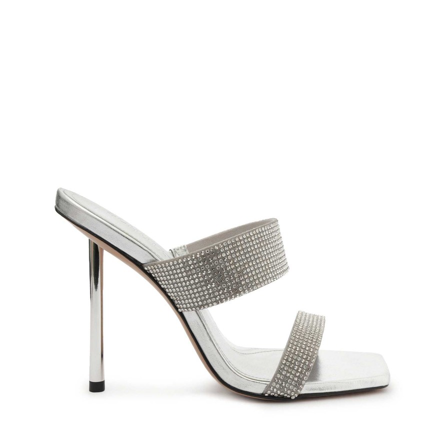 Liam Metallic-Sandale Aus Nappaleder | Schutz Shoes Wholesale