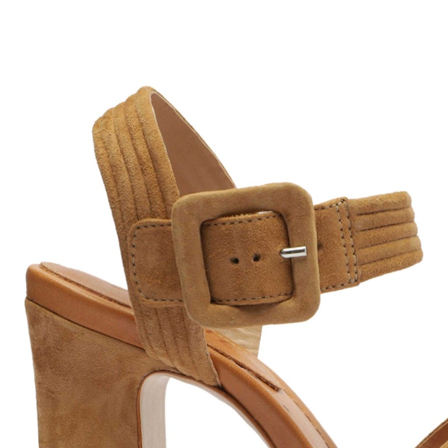 Blisse Plateau-Sandale Aus Nubukleder | Schutz Shoes Best