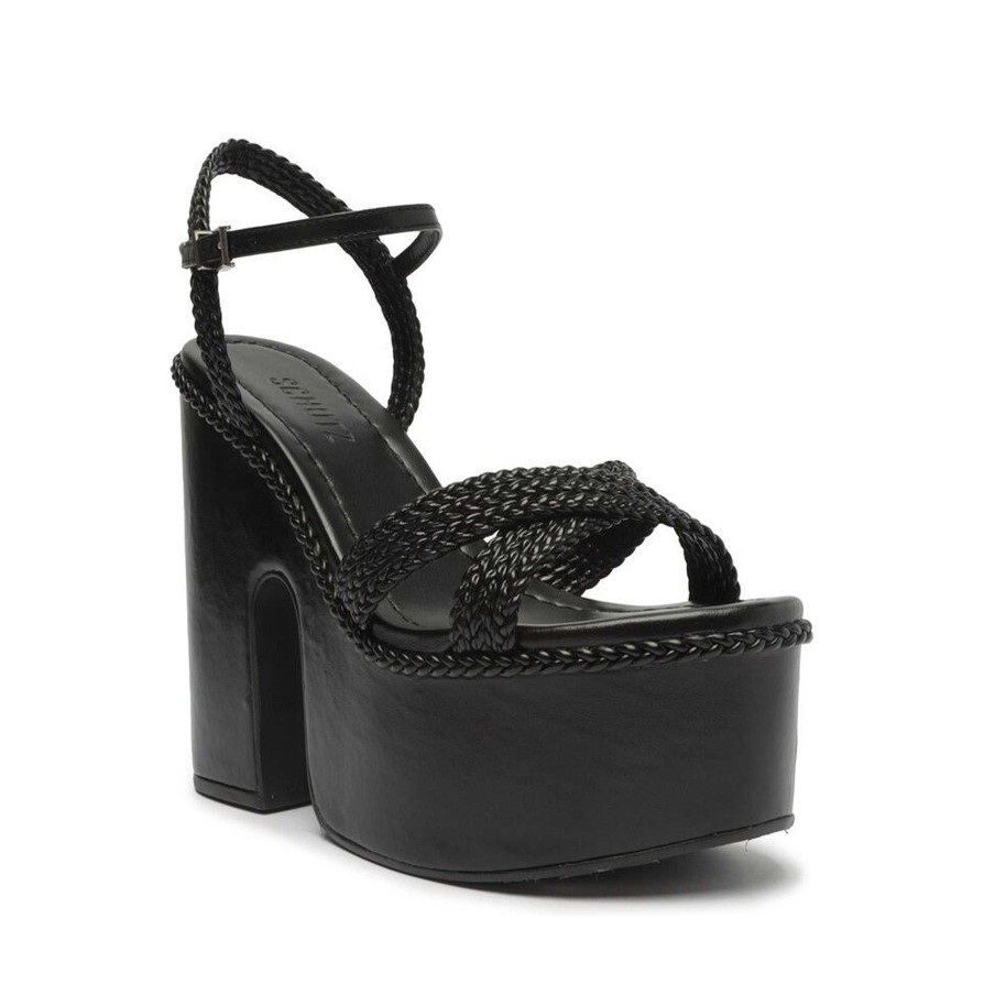 Karima Cutout Atanado Ledersandale | Schutz Shoes Online