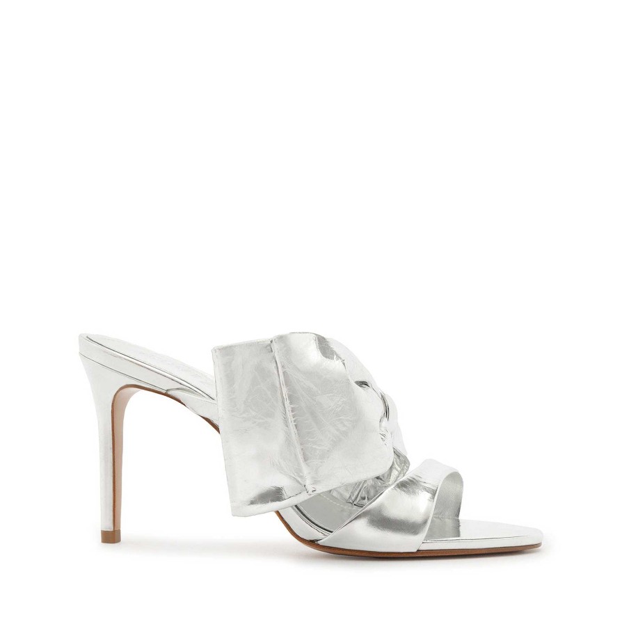 Judy High Smashed Metallic Sandale | Schutz Shoes Online