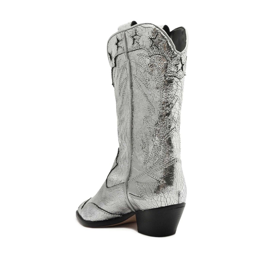 Cicera West Metallic-Lederstiefelette | Schutz Shoes Hot