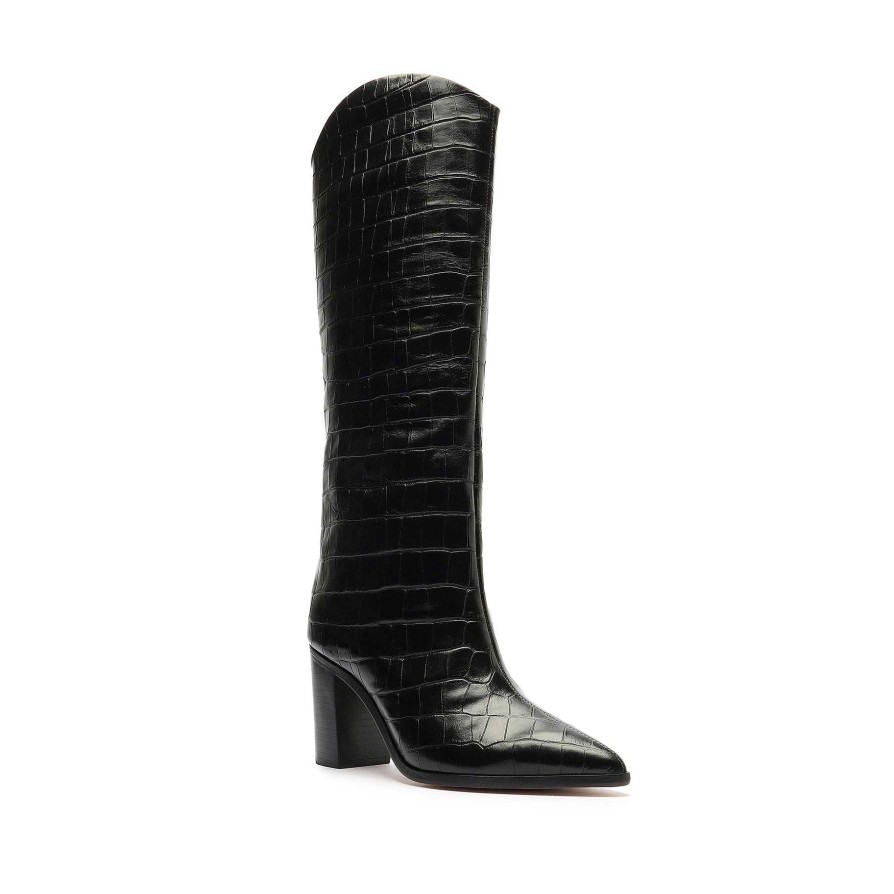 Maryana Block Breiter Krokodilstiefel | Schutz Shoes Clearance