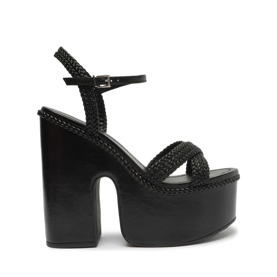 Karima Cutout Atanado Ledersandale | Schutz Shoes Online