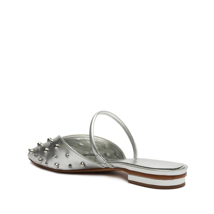 Flache Gayle-Schuhe Aus Metallic-Leder | Schutz Shoes Online