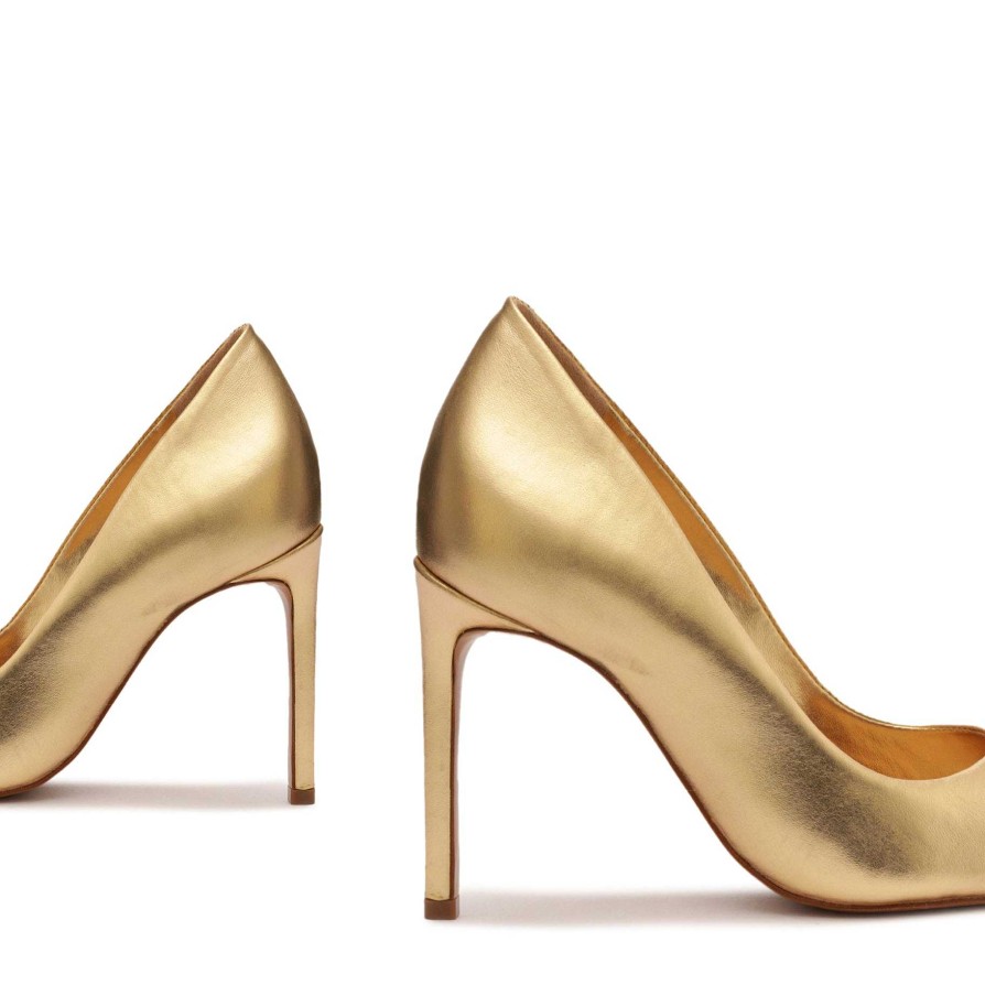 Lou-Pumps Aus Metallic-Leder | Schutz Shoes Online