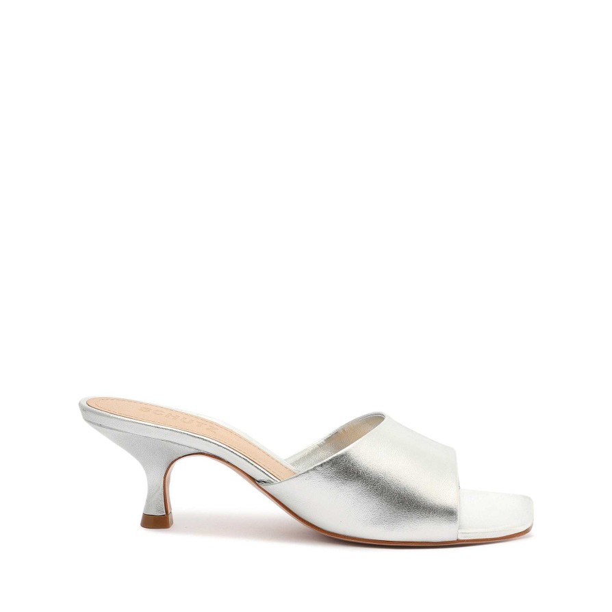 Dethalia Metallic-Ledersandale | Schutz Shoes Online