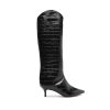 Maryana Lo Lederstiefel Mit Krokodilpragung | Schutz Shoes Hot